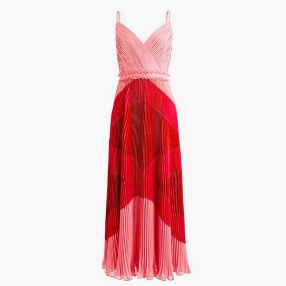 Elegant Pink and Red Women's Dress - Picture 2 of 7